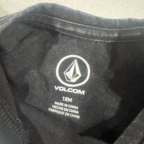 Volcom Baby Boy 18M Black Logo Tshirt - Picture 5 of 6